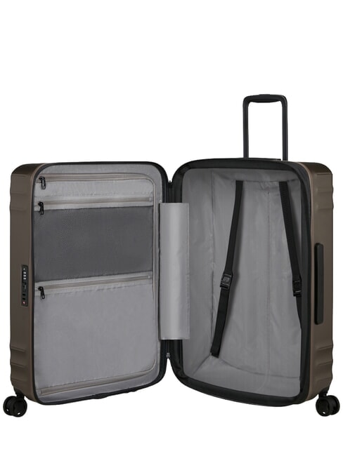LIN'AIR Mittlerer Trolley, ausziehbar mattes Bronze - Harte Trolleys