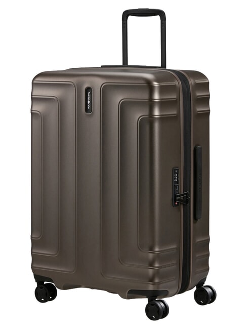 LIN'AIR Mittlerer Trolley, ausziehbar mattes Bronze - Harte Trolleys