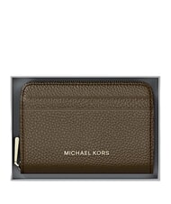 MICHAEL KORS JET SET Lederkartenetui mit M&uuml;nzfach Loden - Brieftaschen Damen - 4