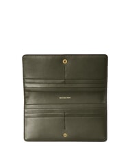 MICHAEL KORS BRYANT Mittelgro&szlig;e Ledergeldb&ouml;rse Loden - Brieftaschen Damen - 3