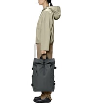 RAINS ROLLTOP RUCKSACK Rucksack Dunkelgrau - Rucks&auml;cke f&uuml;r Schule &amp; Freizeit - 5