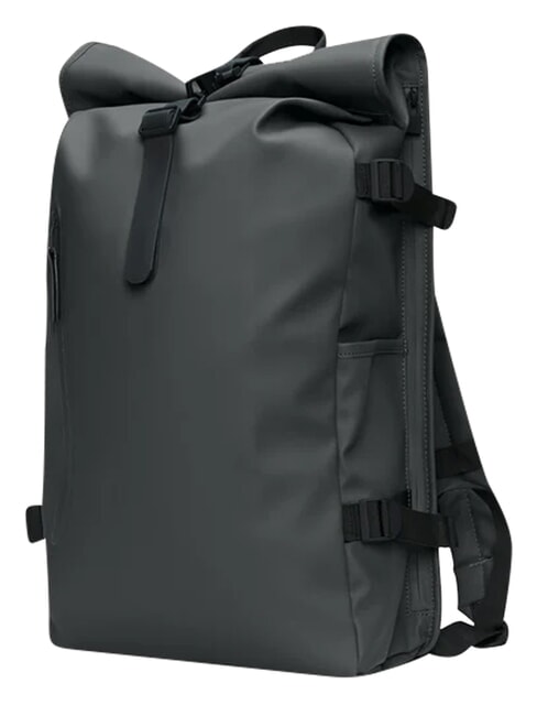 ROLLTOP RUCKSACK Rucksack Dunkelgrau - Rucks&auml;cke f&uuml;r Schule &amp; Freizeit