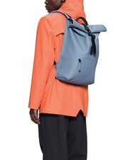 RAINS ROLLTOP RUCKSACK Rucksack blaue D&auml;mmerung - Rucks&auml;cke f&uuml;r Schule &amp; Freizeit - 2