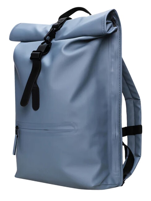 ROLLTOP RUCKSACK Gro&szlig;er wasserdichter Rucksack blaue D&auml;mmerung - Rucks&auml;cke f&uuml;r Schule &amp; Freizeit