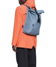 RAINS ROLLTOP RUCKSACK Gro&szlig;er wasserdichter Rucksack blaue D&auml;mmerung - Rucks&auml;cke f&uuml;r Schule &amp; Freizeit - 2