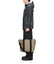 RAINS TOTE BAG MINI Wasserdichte Tasche Beige - Damentaschen - 4