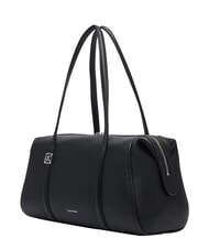 CALVIN KLEIN EMBLEM HW Umh&auml;ngetasche auf Schwarz - Damentaschen - 5