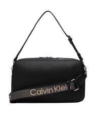 CALVIN KLEIN WEBBING Schultertasche mit Schultergurt auf Schwarz - Damentaschen - 4