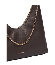 CALVIN KLEIN EMBLEM HW Umh&auml;ngetasche k&ouml;stliches/antikes Silber - Damentaschen - 5