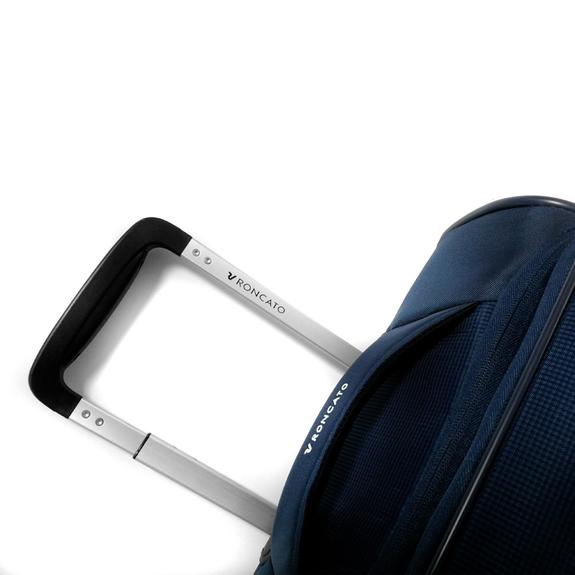 Trolley ACTION-Linie, Handgep&auml;ck, erweiterbar Blau - Handgep&auml;ck