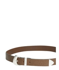 TOMMY HILFIGER TJW SEASONAL COOL Lederg&uuml;rtel dunkles Hochlandkhaki - G&uuml;rtel - 3