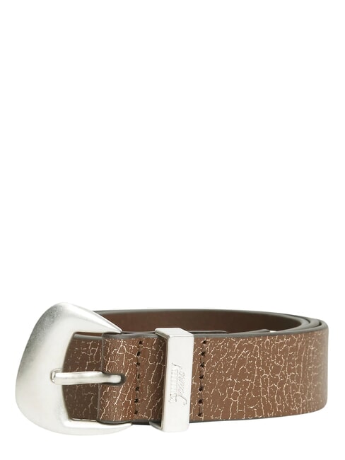 TJW SEASONAL COOL Lederg&uuml;rtel dunkles Hochlandkhaki - G&uuml;rtel