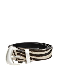 TOMMY HILFIGER TJW ZEBRA Ponyfellg&uuml;rtel Zeitungspapier - G&uuml;rtel - 2