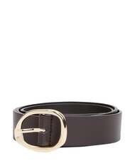 TOMMY HILFIGER TH SCULPT Lederg&uuml;rtel brauner Fondant - G&uuml;rtel - 3