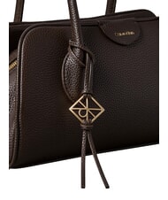 CALVIN KLEIN EMBLEM TRIO Umh&auml;ngetasche k&ouml;stliches/antikes Silber - Damentaschen - 5