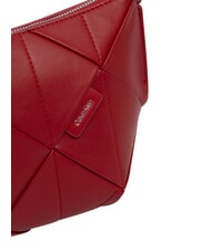 CALVIN KLEIN WOVEN Umh&auml;ngetasche Bordeaux-Wein - Damentaschen - 4