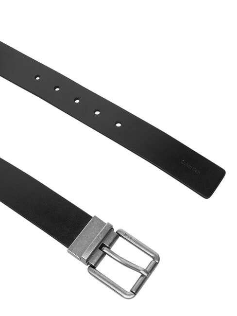 CASUAL ROLLER Wendbarer Lederg&uuml;rtel schwarz/ck dunkelbraun/antik s - G&uuml;rtel