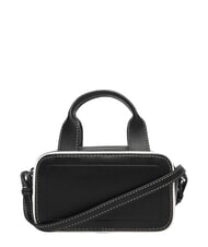 CALVIN KLEIN CONTRAST CK Mini-Handtasche mit Schulterriemen auf Schwarz - Damentaschen - 3