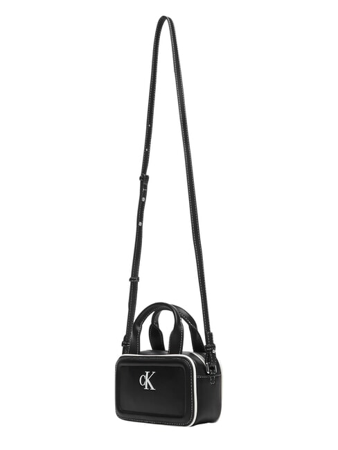 CONTRAST CK Mini-Handtasche mit Schulterriemen auf Schwarz - Damentaschen
