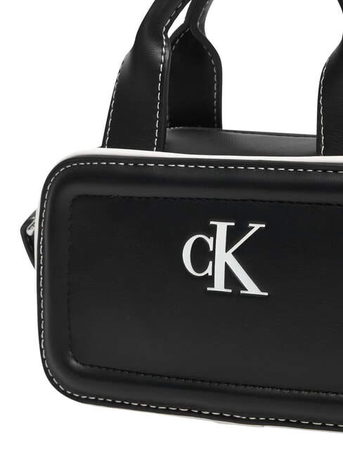 CONTRAST CK Mini-Handtasche mit Schulterriemen auf Schwarz - Damentaschen