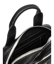 CALVIN KLEIN CONTRAST CK Mini-Handtasche mit Schulterriemen auf Schwarz - Damentaschen - 6