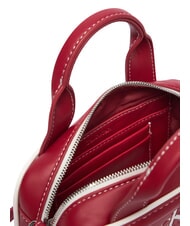 CALVIN KLEIN CONTRAST CK Mini-Handtasche mit Schulterriemen Bordeaux-Wein - Damentaschen - 6