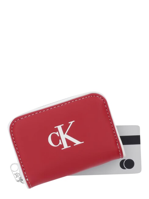 CONTRAST CK Kleine Geldb&ouml;rse Bordeaux-Wein - Brieftaschen Damen