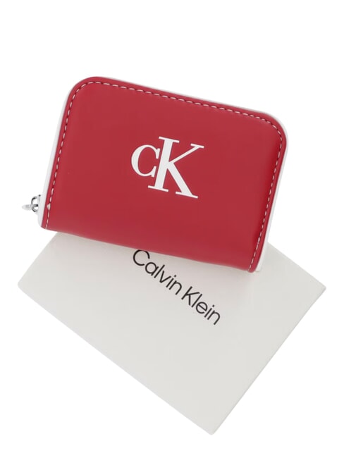 CONTRAST CK Kleine Geldb&ouml;rse Bordeaux-Wein - Brieftaschen Damen