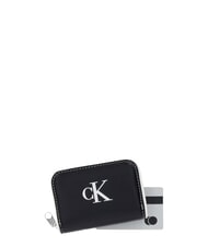 CALVIN KLEIN CONTRAST CK Kleine Geldb&ouml;rse auf Schwarz - Brieftaschen Damen - 3