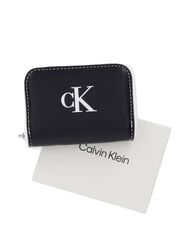 CALVIN KLEIN CONTRAST CK Kleine Geldb&ouml;rse auf Schwarz - Brieftaschen Damen - 4