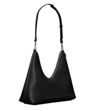 CALVIN KLEIN EMBLEM HW Umh&auml;ngetasche auf Schwarz - Damentaschen - 3