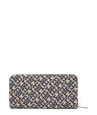 TOMMY HILFIGER TH ICON Rei&szlig;verschluss-Geldb&ouml;rse blau mono - Brieftaschen Damen - 3
