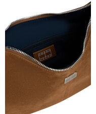 TOMMY HILFIGER TJW SLOUCHY Schultertasche aus Wildleder dunkles Hochlandkhaki - Damentaschen - 4