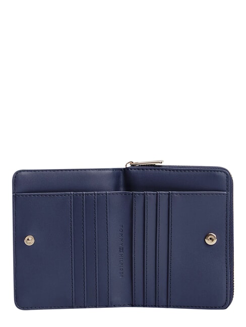 TH ICON Kleine Geldb&ouml;rse mit Rei&szlig;verschluss blau mono - Brieftaschen Damen
