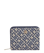 TOMMY HILFIGER TH ICON Kleine Geldb&ouml;rse mit Rei&szlig;verschluss blau mono - Brieftaschen Damen - 4