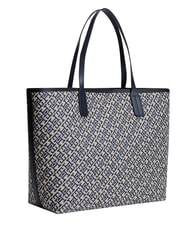 TOMMY HILFIGER TH ICON Schulter-Eink&auml;ufer blau mono - Damentaschen - 3