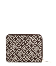 TOMMY HILFIGER TH ICON Kleine Geldb&ouml;rse mit Rei&szlig;verschluss neutral mono - Brieftaschen Damen - 3