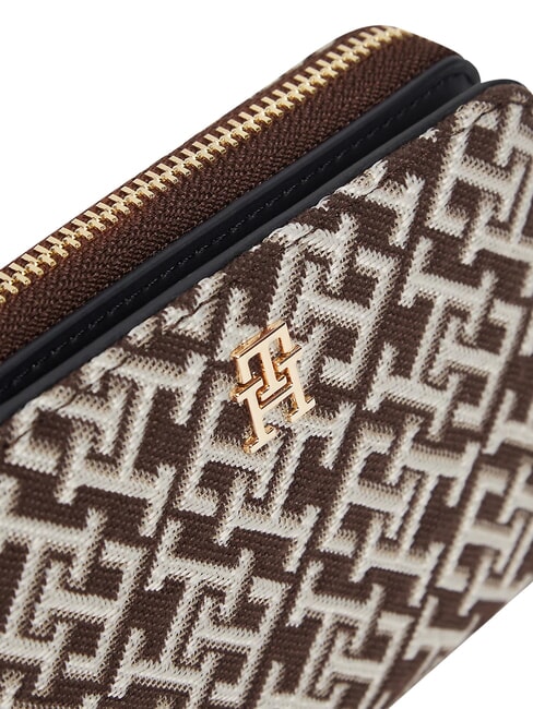 TH ICON Kleine Geldb&ouml;rse mit Rei&szlig;verschluss neutral mono - Brieftaschen Damen