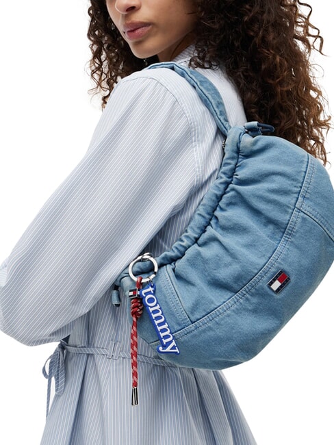 TJW ICON Schultertasche aus Baumwolle Denim - Damentaschen