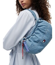 TOMMY HILFIGER TJW ICON Schultertasche aus Baumwolle Denim - Damentaschen - 2