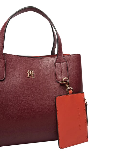 TH ICON Handtasche mit Schulterriemen Samtbraun - Damentaschen