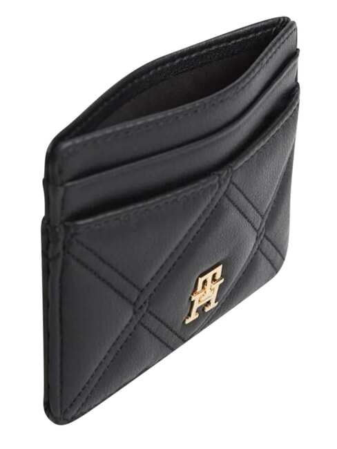 TH FEMININE Flacher Kartenhalter Schwarz - Brieftaschen Damen