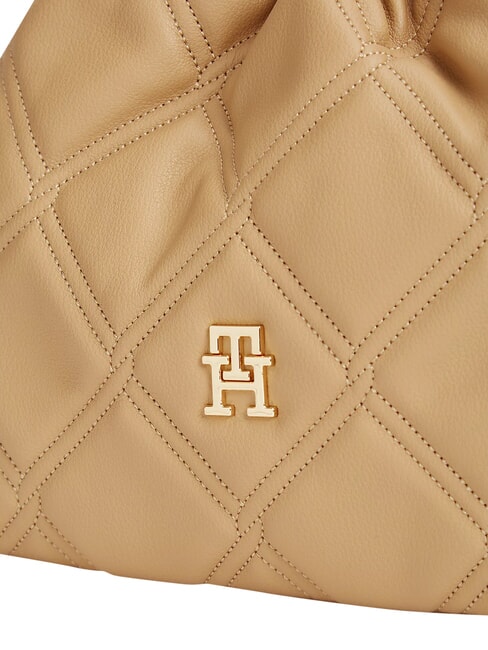 TH FEMININE Umh&auml;ngetasche klassisches Khaki - Damentaschen