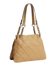 TOMMY HILFIGER TH FEMININE Gesteppte Schultertasche klassisches Khaki - Damentaschen - 3