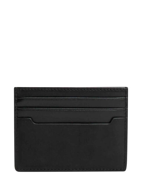 TH SOHO Flacher Kartenhalter aus Leder Schwarz - Brieftaschen Herren