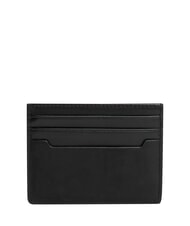 TOMMY HILFIGER TH SOHO Flacher Kartenhalter aus Leder Schwarz - Brieftaschen Herren - 2