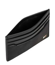 TOMMY HILFIGER TH SOHO Flacher Kartenhalter aus Leder Schwarz - Brieftaschen Herren - 3