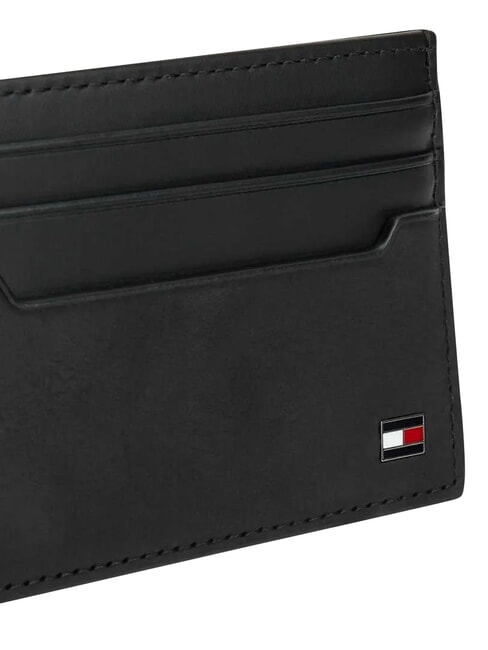 TH SOHO Flacher Kartenhalter aus Leder Schwarz - Brieftaschen Herren