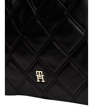 TOMMY HILFIGER TH FEMININE Gesteppte Schultertasche Schwarz - Damentaschen - 5
