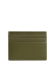 TOMMY HILFIGER TH MICRO FLAG Flacher Kartenhalter aus Leder Olivenholz - Brieftaschen Herren - 2